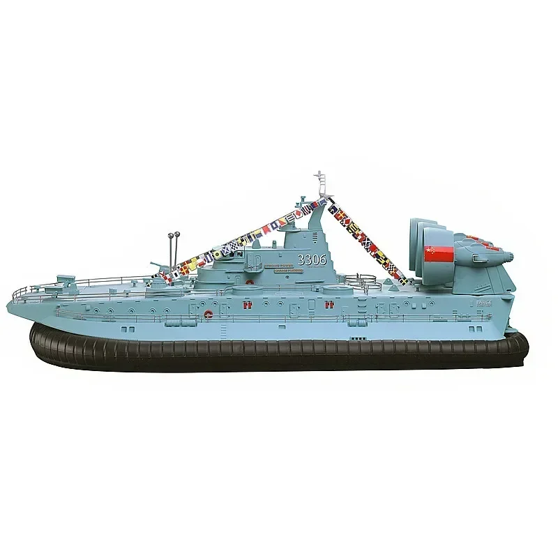 HG RC Hovercraft 1/110 C201 Clase ZUBR LCAC Barco de aterrizaje Modelo de barco multifunción