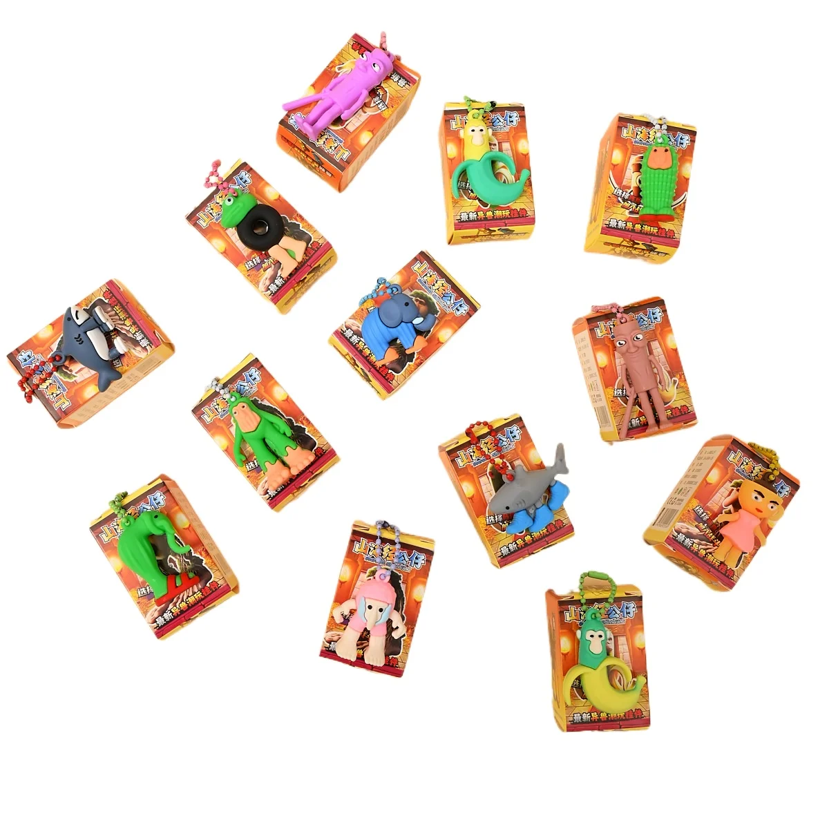 2026 تونغ تونغ تونغ صحور صندوق أعمى تونغتونغ صحور مفتاح سلسلة قلادة الشكل Trallelo Tralala تمثال القرش ليرلي لاريلا اللعب هدية