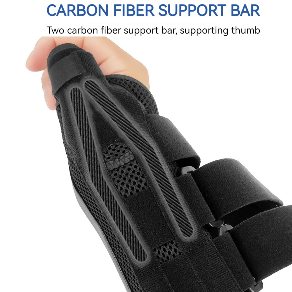 LOOGDEEL 1Pcs Adjustable Wrist Support With Splints Relief Injuries Pain Sprain Men Women Hand Wrist Brace Carpal Tunnel Relief