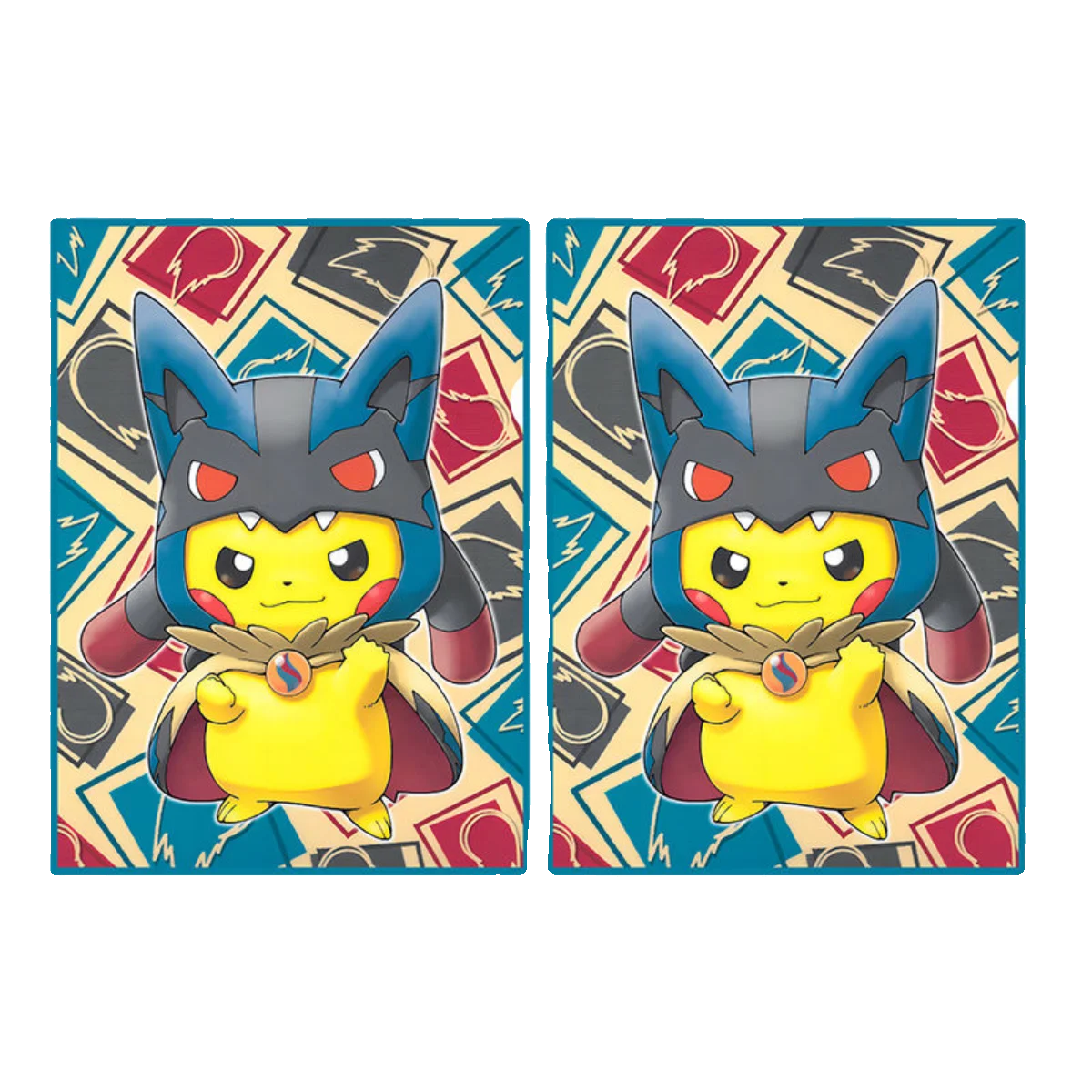 60 stks/set Lucario Pikachu DIY Flash Card Sleeve PTCG Anime Game Collection Card Beschermhoes Gift Speelgoed 66*91mm