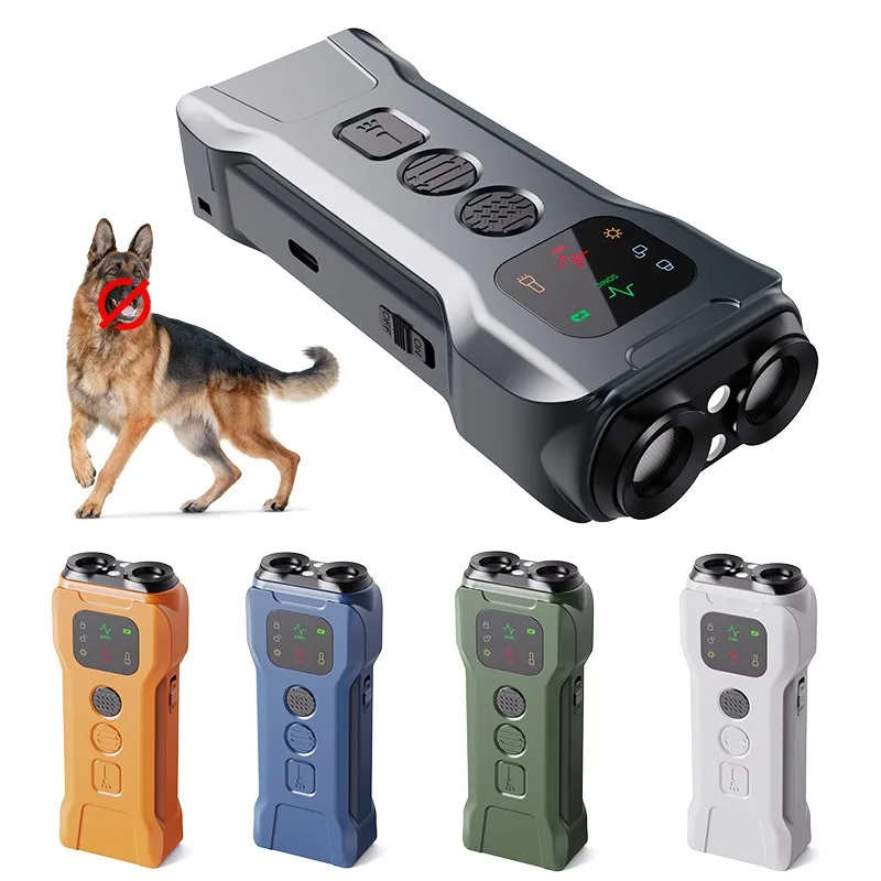 Mini Ultrasonic Dog Repellent Portable Anti-Dog Bite High Power Double Head Three Head Barking Stopper
