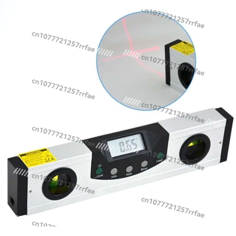 225Mm 9-inch Portable Digital Level Ruler 360 Angle Gauge