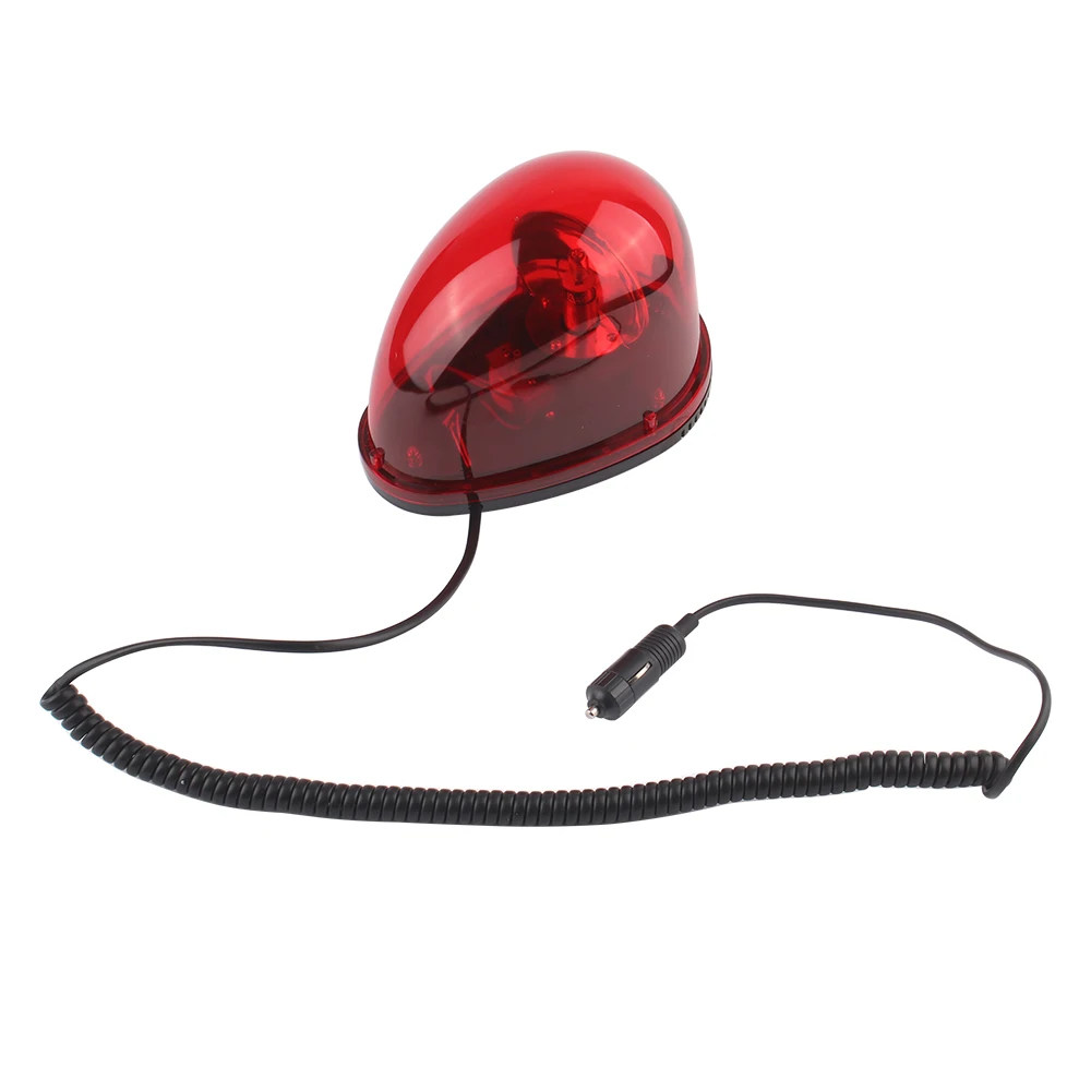 1pc Red Yellow DC 12V DC 24V Snail lamp Revolving police warning construction signal Light LTD-1201 NO Buzzer