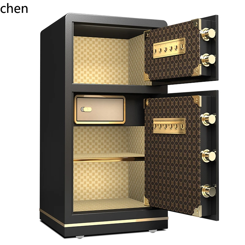safe household small single door double door password anti-theft all-steel office financial safe