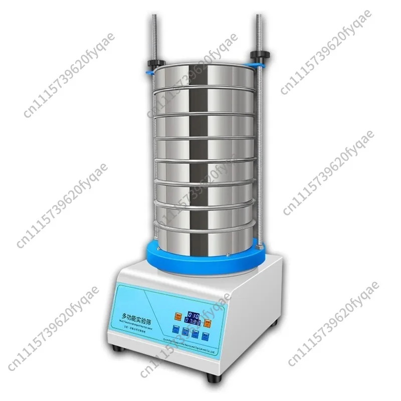Electric Vibrating Sieve Machine Stainless Steel Standard Lab Test Sieve Shaking Powder Sifter for University Laboratory Testing