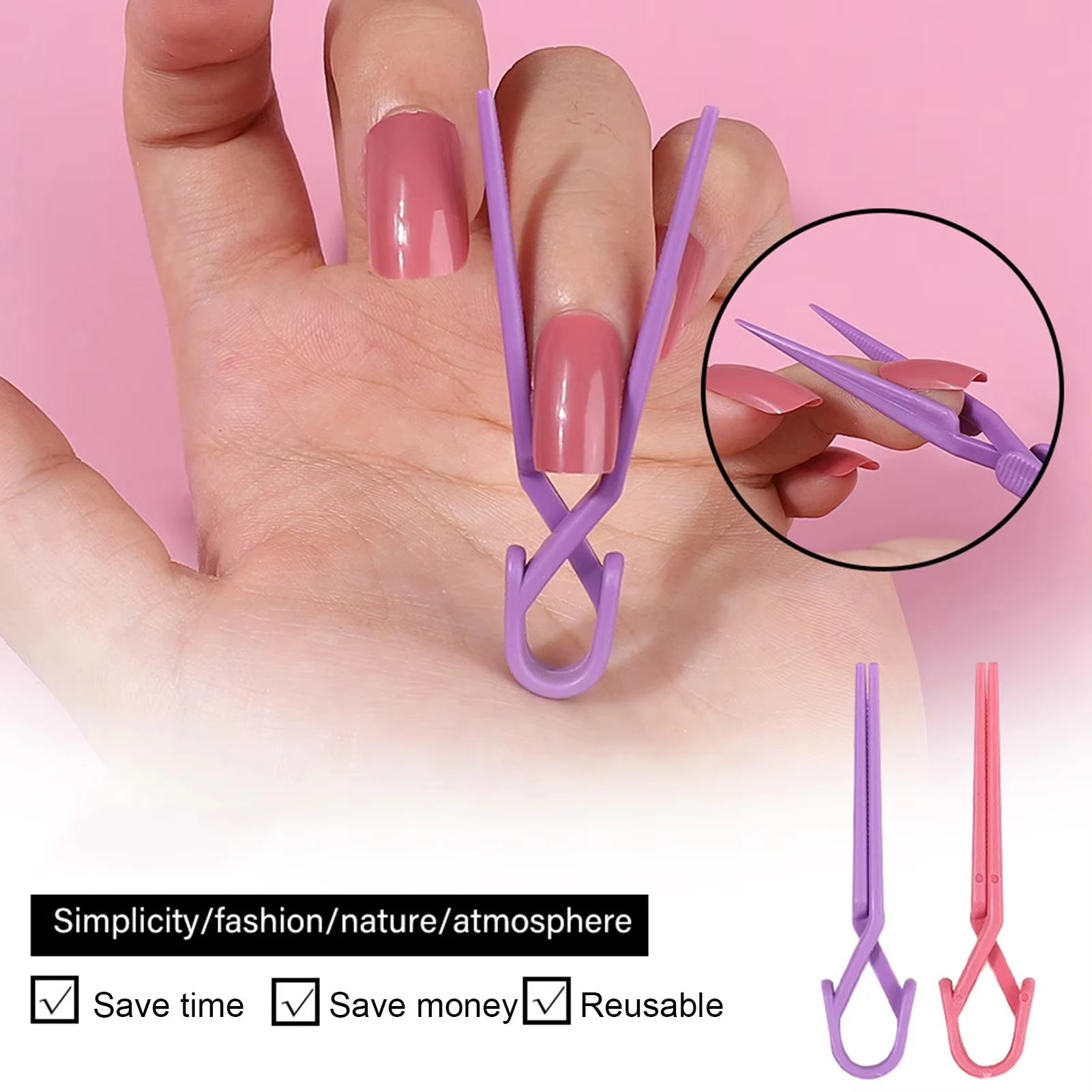 20pcs Nail Care Clip Polish Spill Proof Model Polish Glue Overflow Nail Art Forms Tool Clip French Apply Uv Gel Protect Finger
