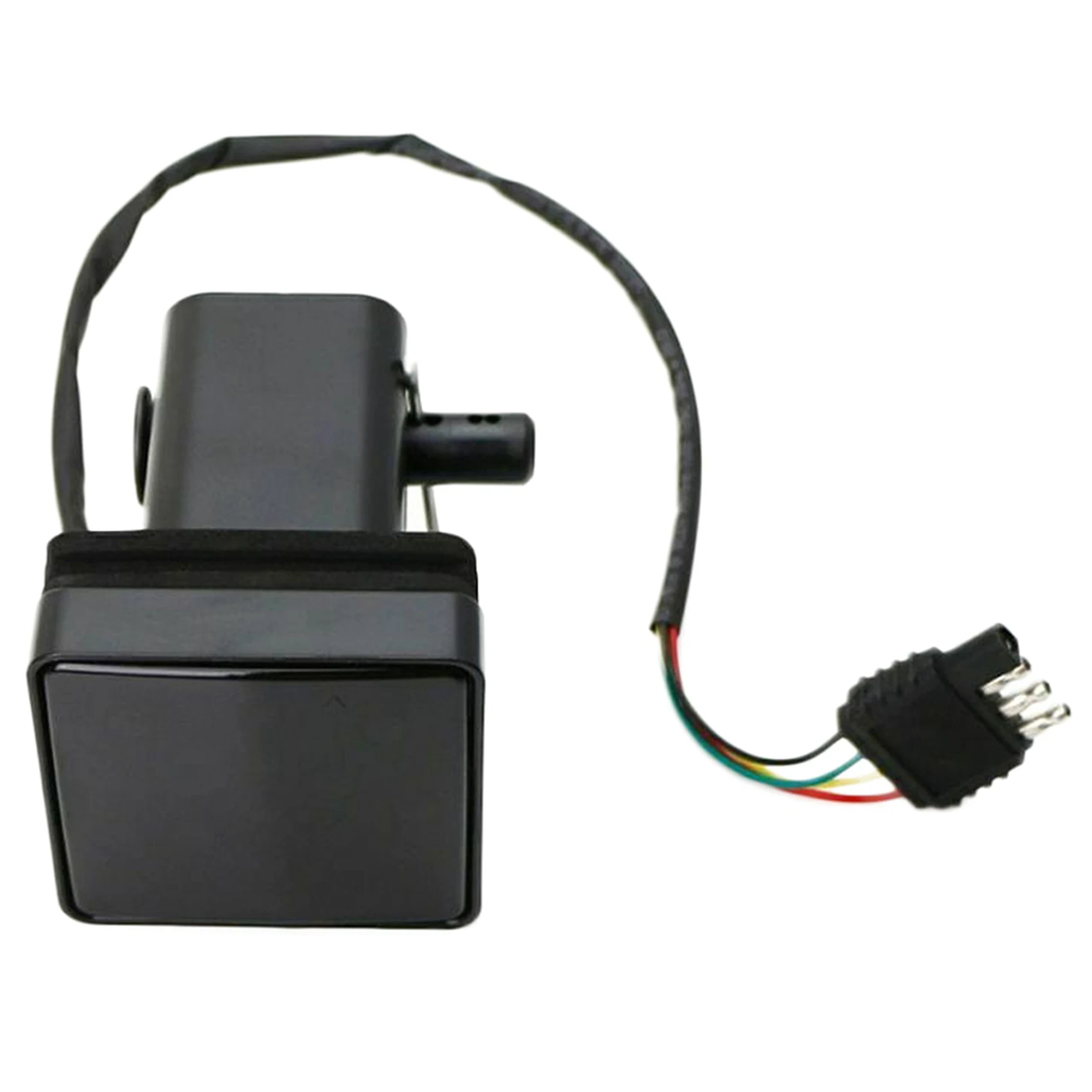 2 بوصة وصلة شاحنة مقطورة سحب غطاء الاستقبال عدسة مدخنة 15 ضوء الفرامل LED #5