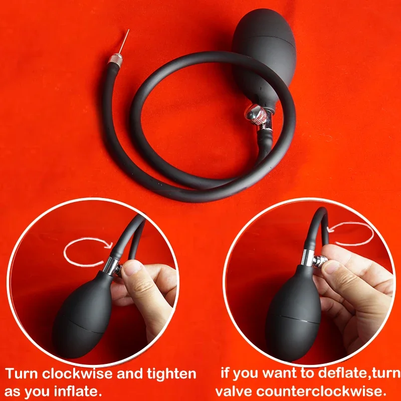 سيليكون بدسم عبودية الرقيق الكمامة ، نفخ الكرة الكمامات الفم مع مضخة للانفصال ، ألعاب الجنس للزوجين ، قيود ، لعب الأدوار #4