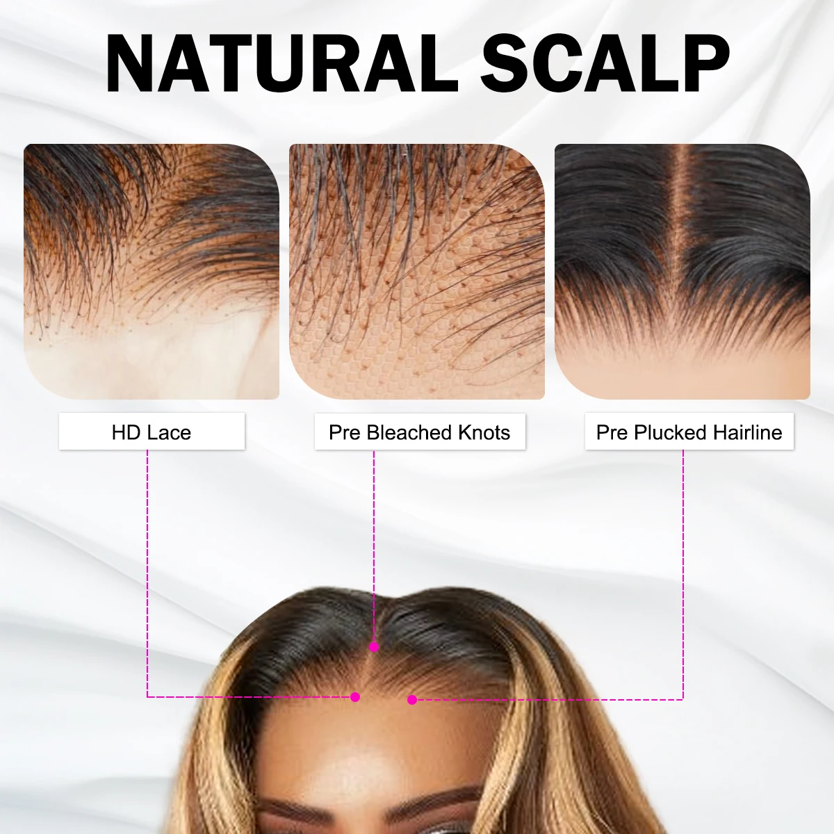 4/27 resaltado Rubio degradado peluca ondulada pelucas de cabello humano 13x6 HD peluca Frontal de encaje transparente para mujeres 26 30 pulgadas 180 de densidad