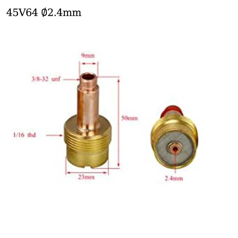 For DIY Enthusiasts Gas Lens Chuck Accessories For Welding Tools As The Picture Air-Cooled Lens Compatible With 10N Chucks