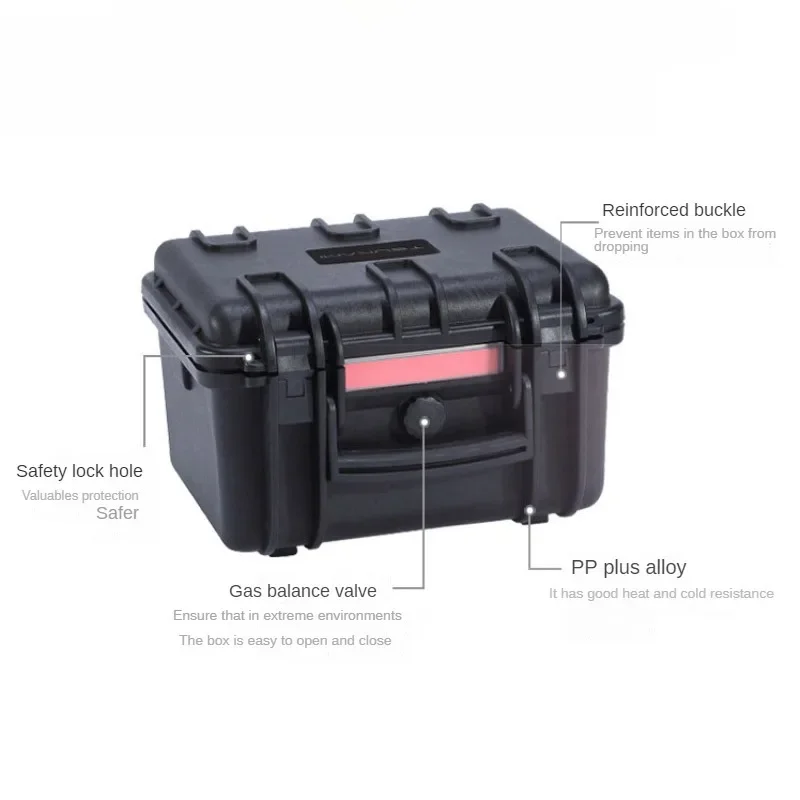 Professional Waterproof Tool Organizer Box Tool Storage Box Shockproof Rigid Safe Accessories Multi-purpose Case Travel Kits