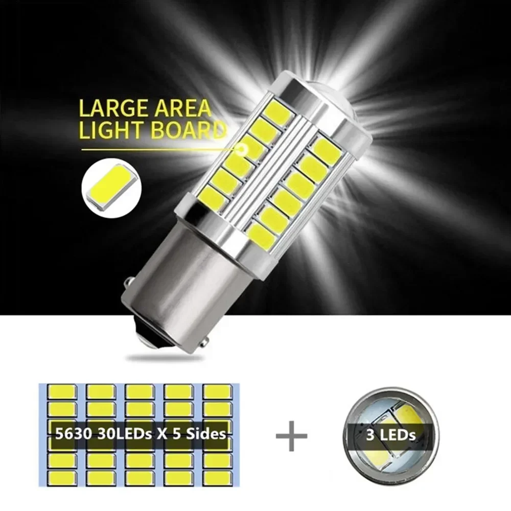 P21W 1156 LED Car Lights Turn Signal Reverse Brake Light for BMW E46 E39 E90 E60 E36 F30 F10 E34 X5 E53 E30 F20 E87 E93 M3 M4 M5