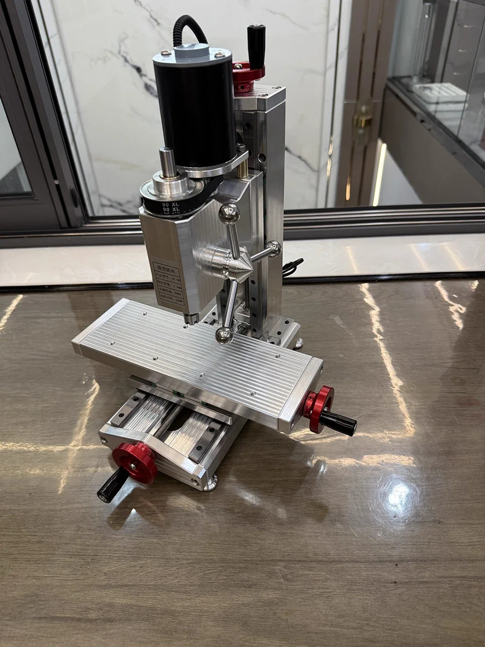 

Mini Bench Drill Mill Machine 120W, CNC Cross Slide Table, 0-2000RPM, ER11 Collet, for Precision Drilling Milling