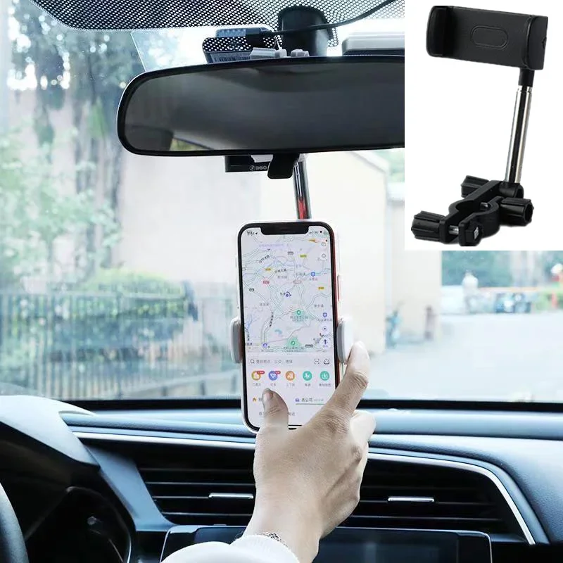 Car Phone Holder Air Vent Clip Smartphone Stand Gravity Support Mount Universal 360 Degree Rotatable Adjustable Phone Holder