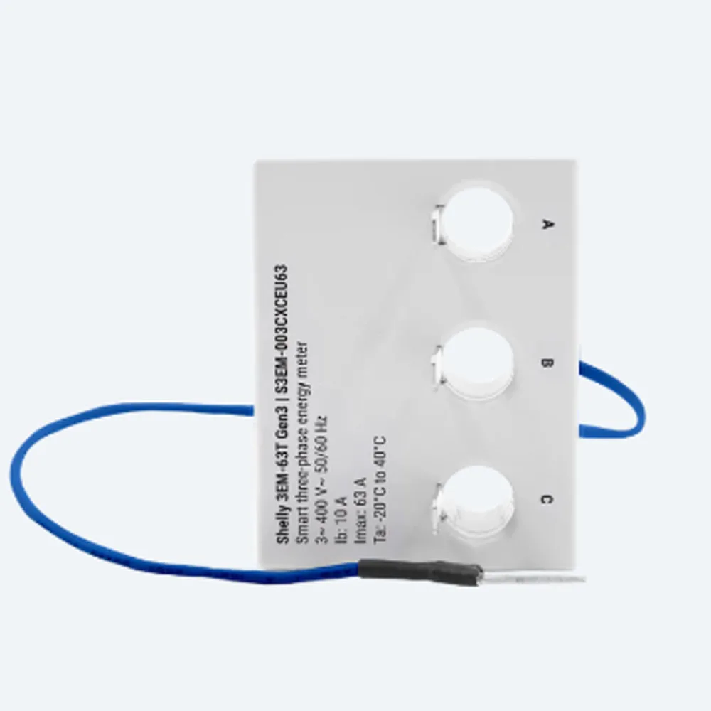 Shelly 3EM 63T（63W） Gen3 Three-Phase System Monitor Professional Setup Data Independent Circuit for Optimizing Energy Efficiency