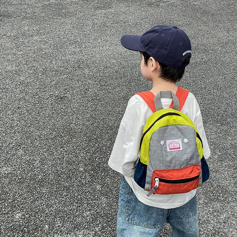 Sac à dos en nylon matelassé coréen pour bébé, sacs à dos de voyage étanches, cartable pour enfants de la maternelle, cartable pour garçons et filles, 2023