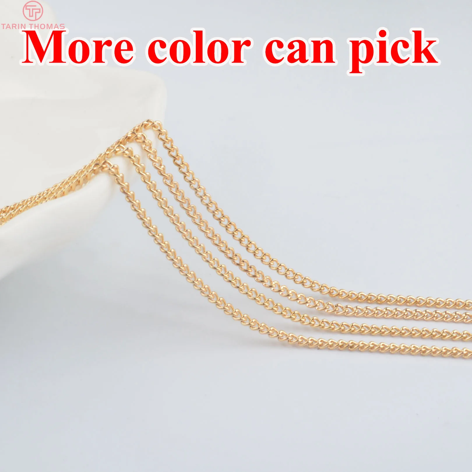 5 Meters width:1.5MM Iron Tassel Chains Extended Chains Necklace Chains Diy Jewelry Findings Accessories Wholesales