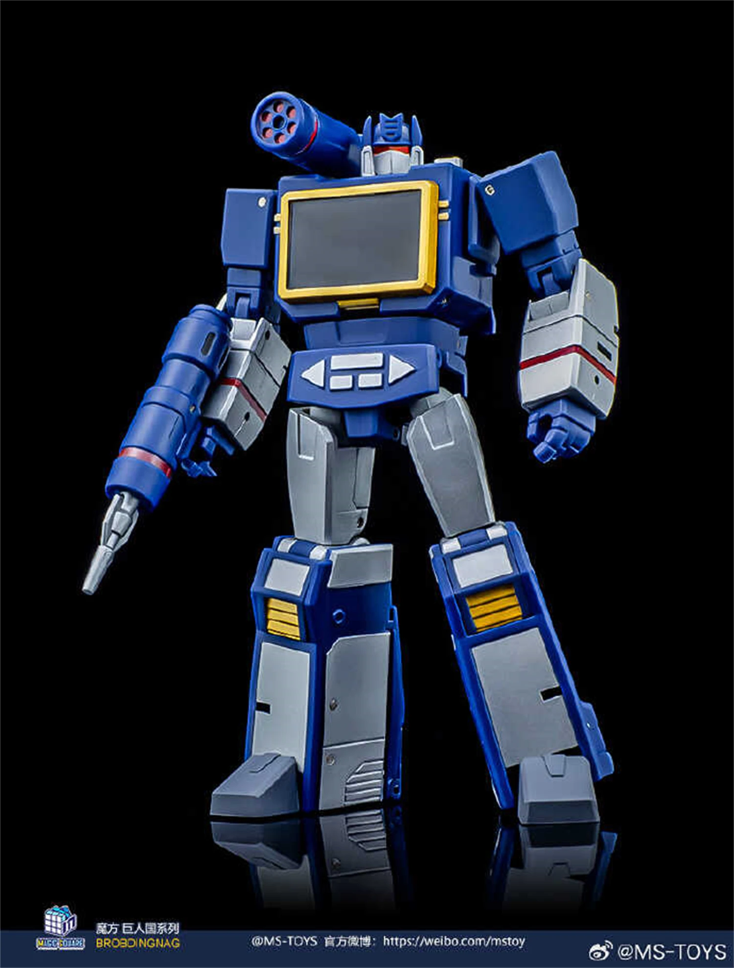 Op voorraad Soundwave-actiefiguren met doos, MS-Toys of MSB27s-transformatie, MS-B27S verzamelgeschenken