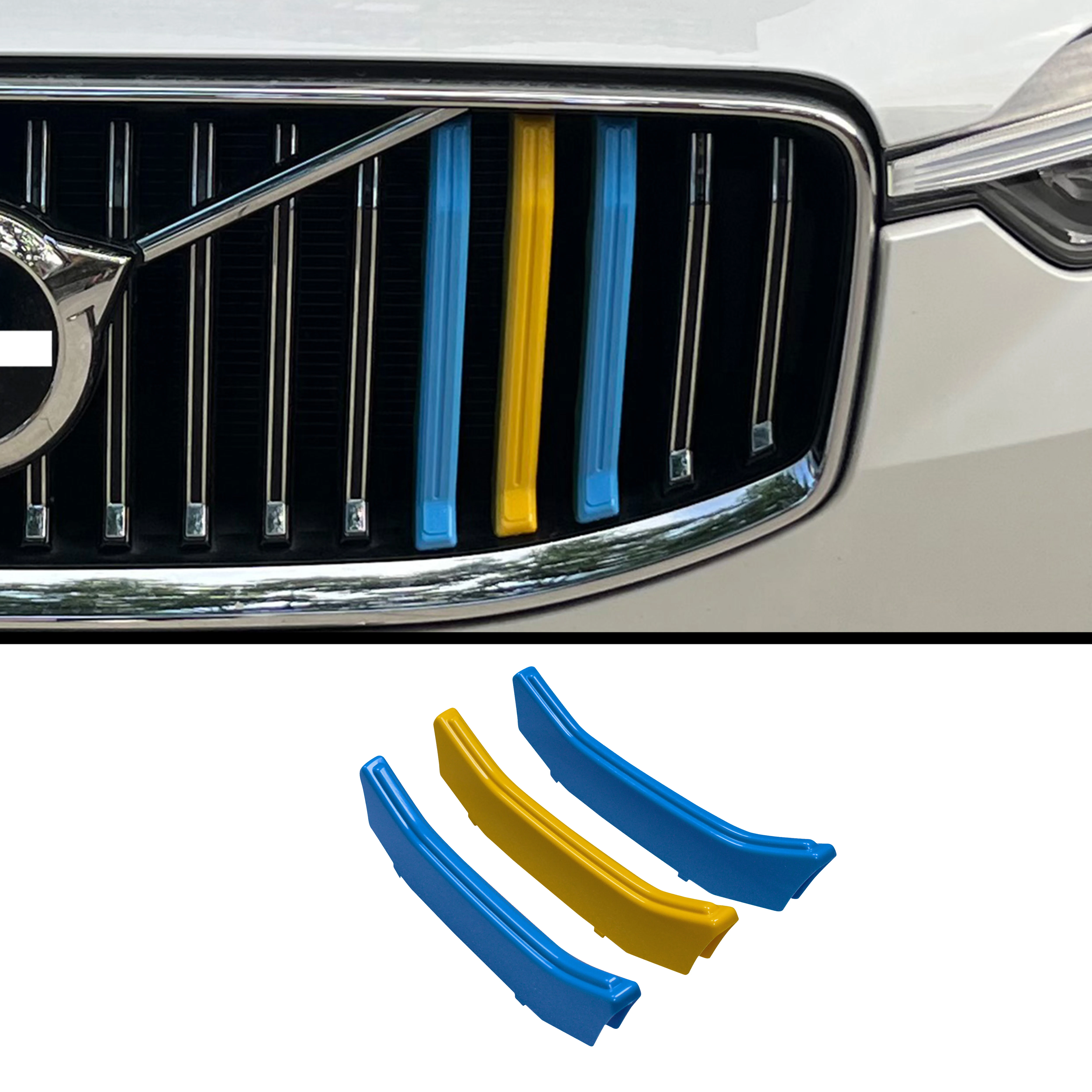 

Volvo S60/S90/XC40/XC60/XC90/V60/V90 modified grille Swedish style decorative strip