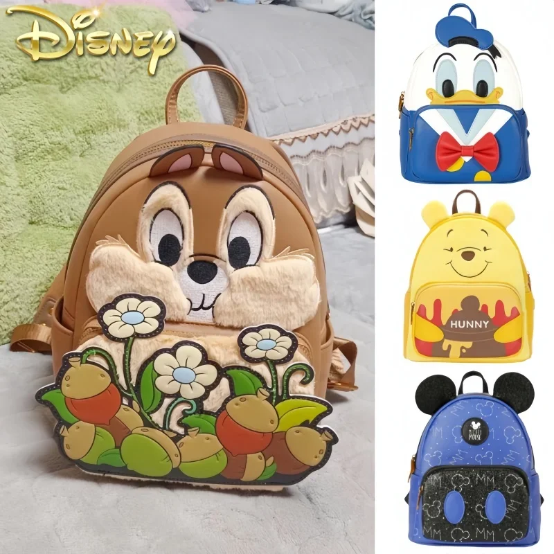 Genuine Edition Disney Donald Duck Chichititi Cosplay Backpack Anime Cartoon Children's Satchel Cartoon Character School Bags