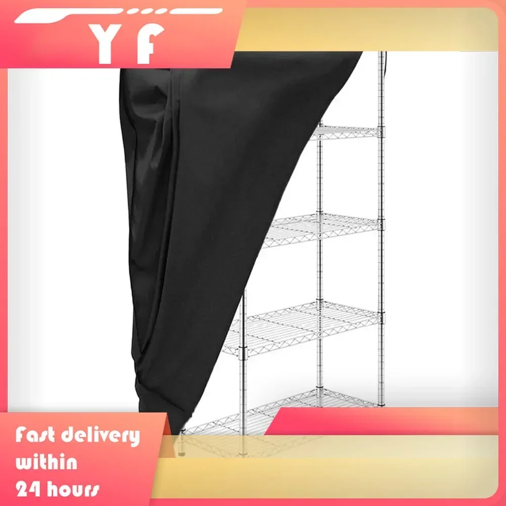 Storage Shelving Unit Cover See Through, Fits Racks 48