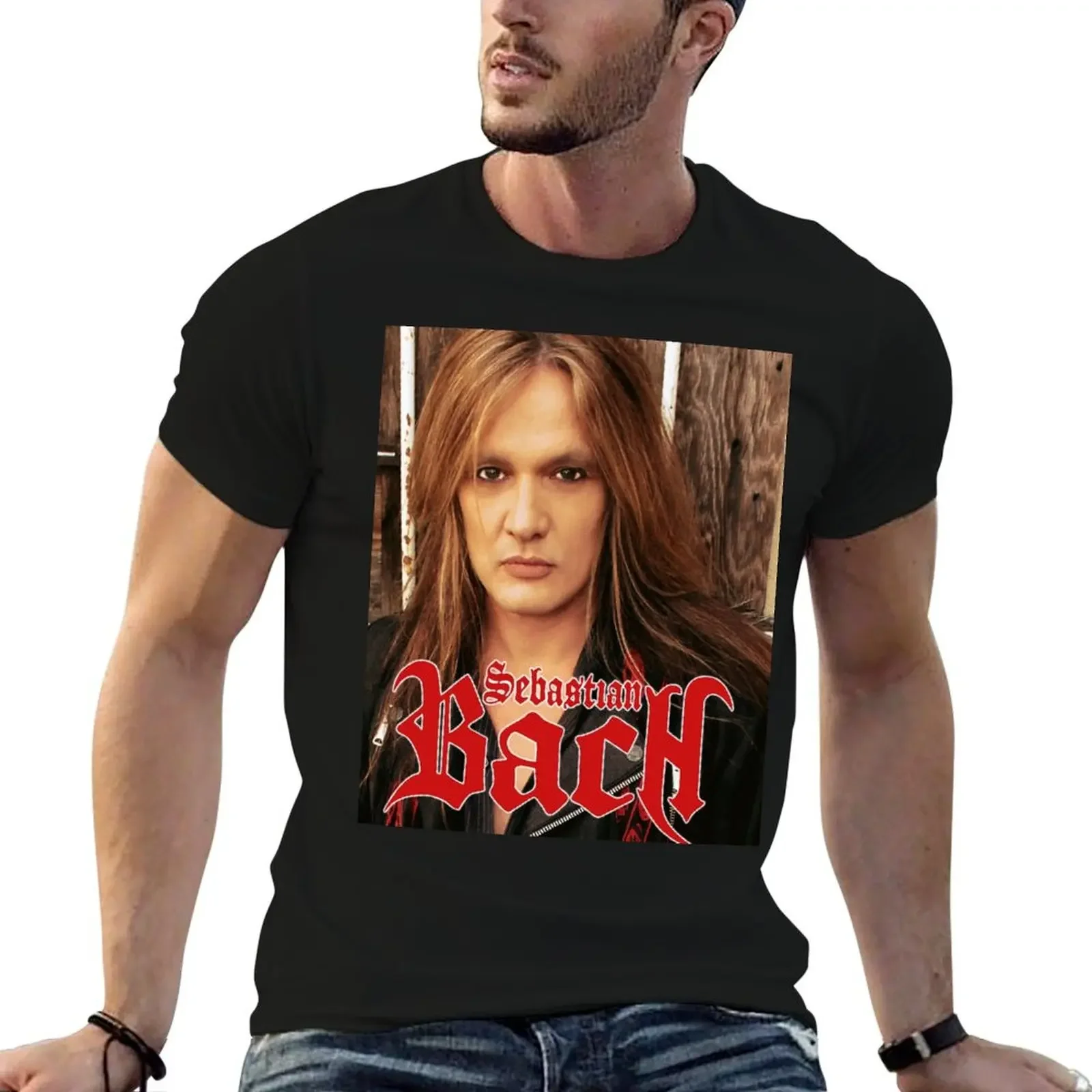 sebastian bach tour 2019 bonekaayu T-Shirt anime blanks tops mens designer t shirt