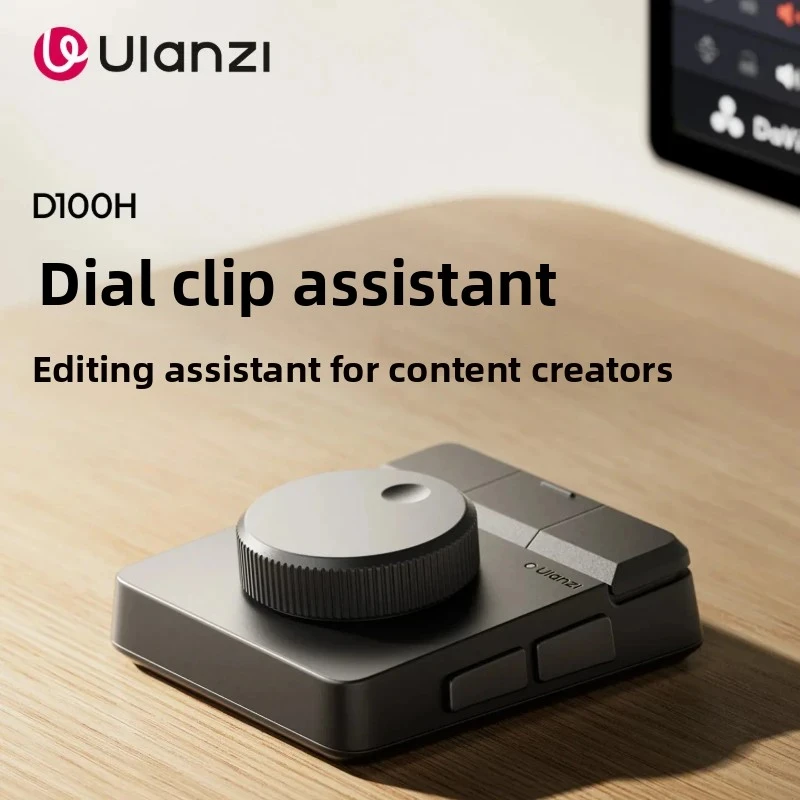 Ulanzi D100H Bluetooth Macro Keyboard Controller Stream Deck Live Streaming Video Editing Desktop PC Accessories christmasGift