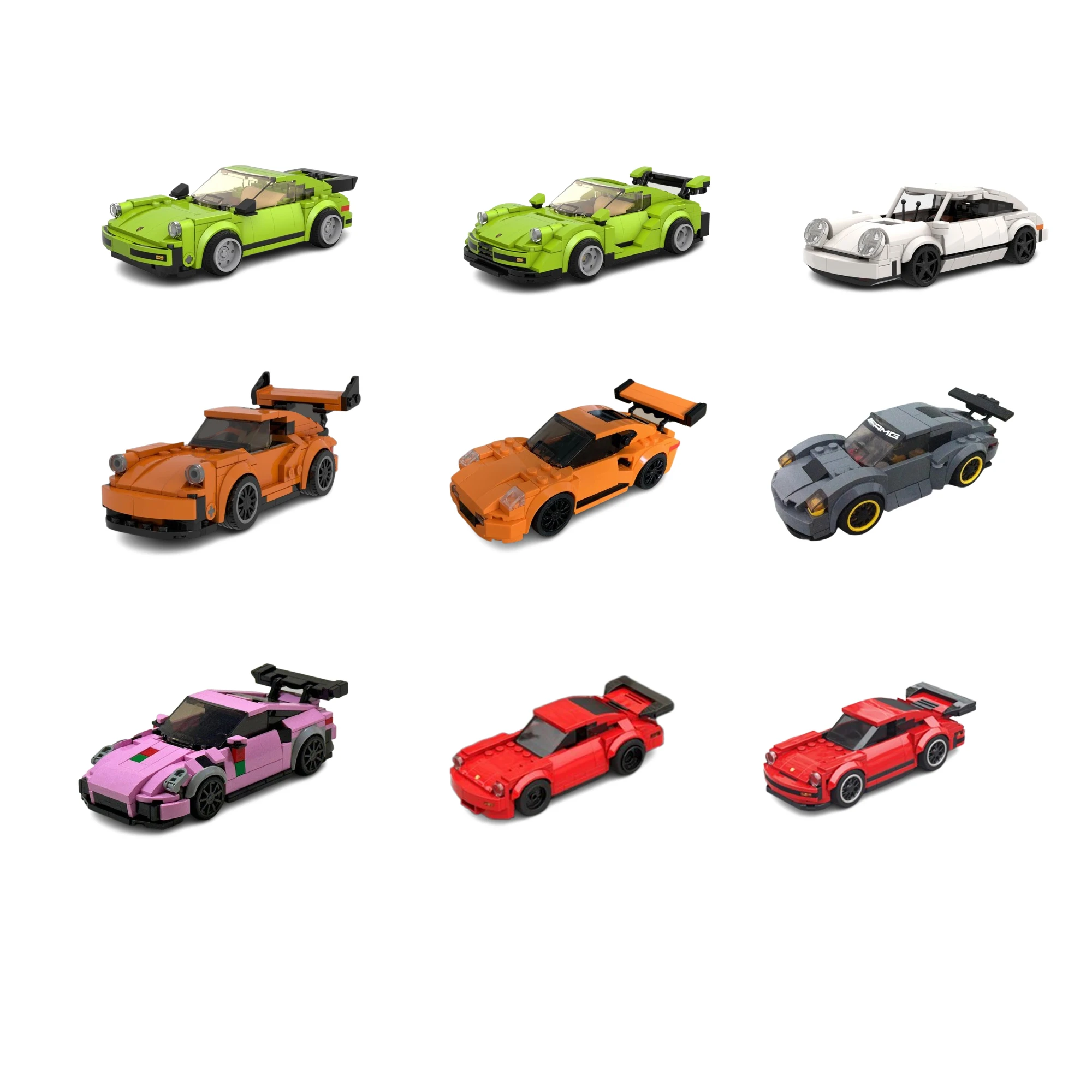 

Speed Champions MOC City Vehicle Supercar Turbo Assembling Racing Car Model Building Blocks Toy Brick Children's Birthday Gifts