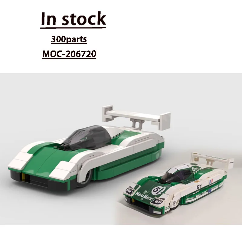 

MOC-206720 Новый стильный WM P88 гоночный автомобиль, модель строительного блока, 300 деталей MOC, креативный подарок для мальчиков, детская игрушка на день рождения