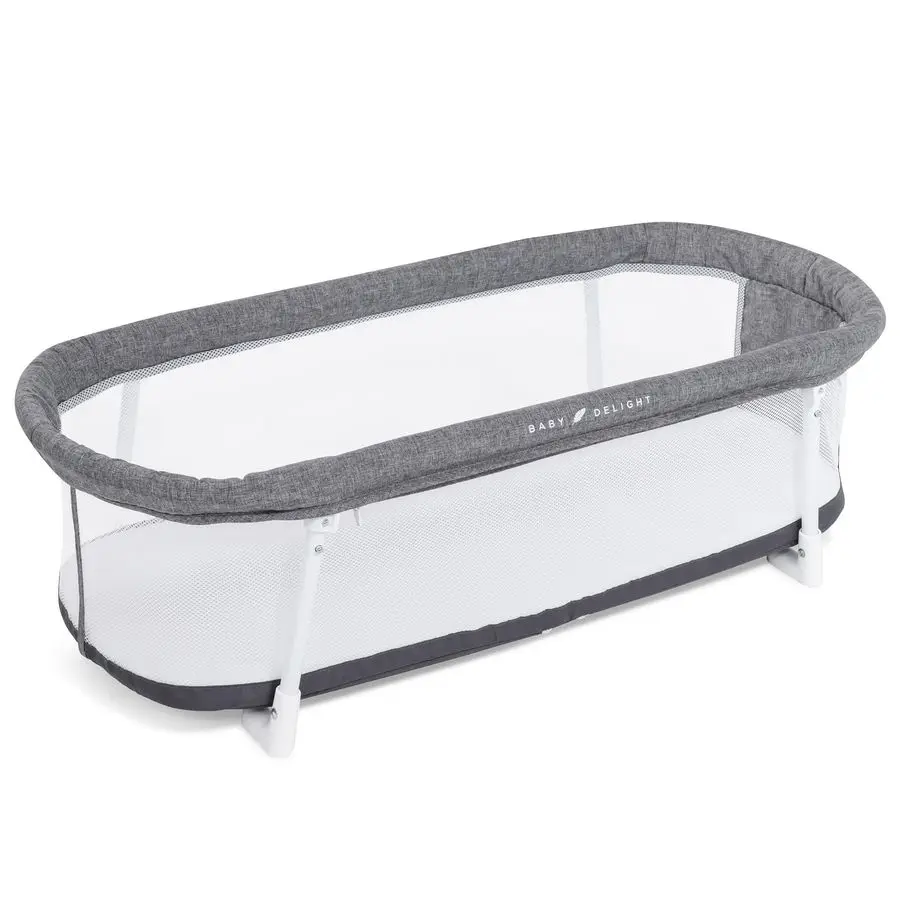 

Колыбелька Snuggle Nest, портативная детская кроватка, для младенцев 0–5 месяцев, угольный твид