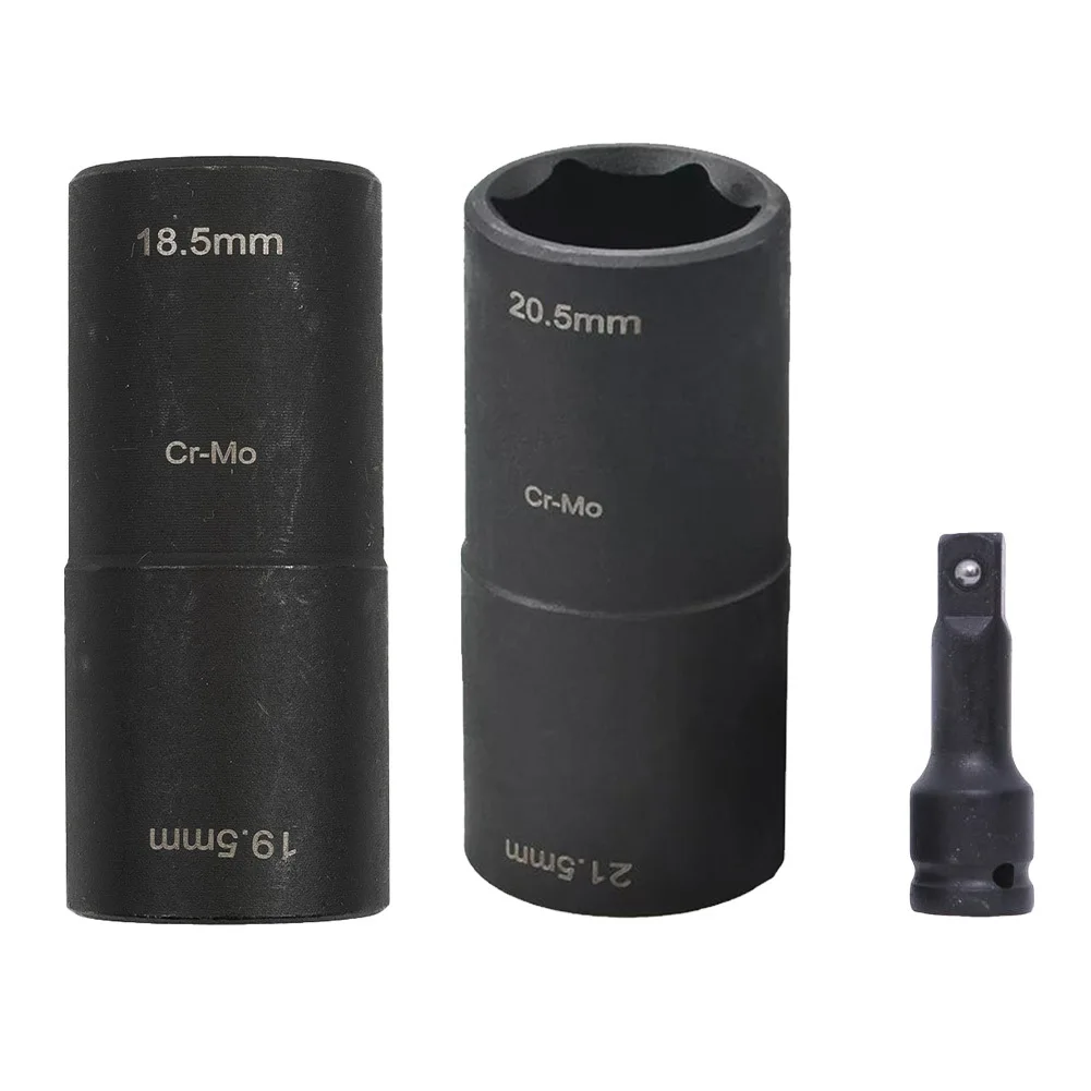 

Удлинители 18.5, 19.5, 20.5, 21.5 мм, двусторонние, для снятия поврежденных колесных гаек, для ударного гайковерта, инструмент для шиномонтажа