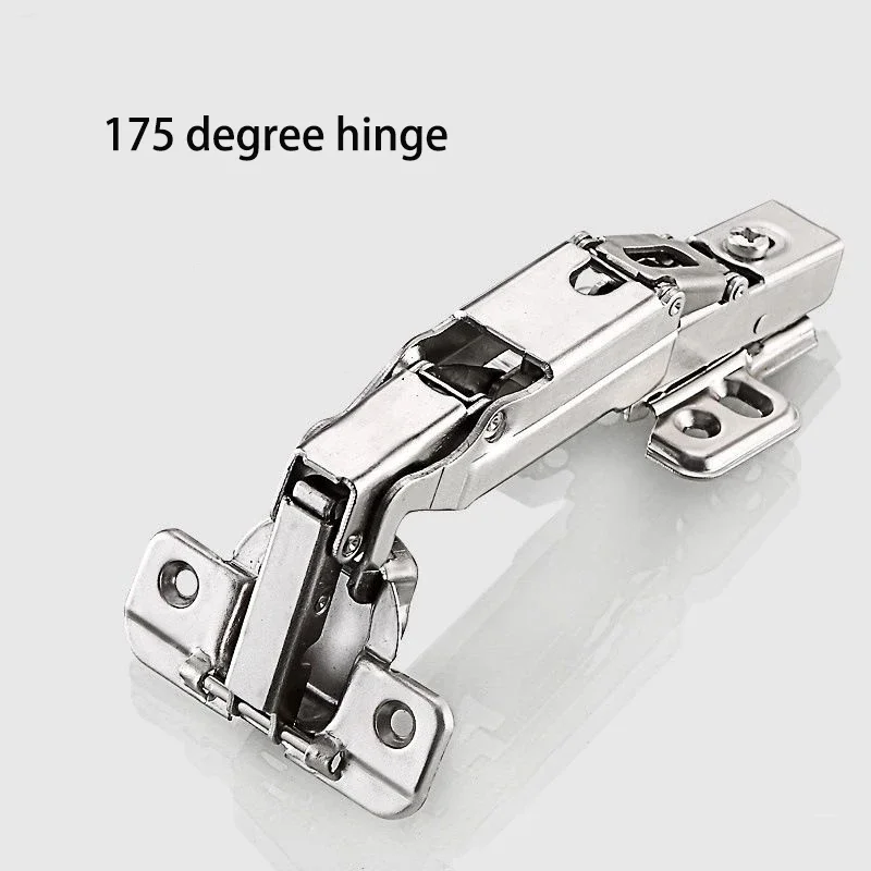175 Degree Hinge Cabinet Hinge Thickened Frameless Soft Close Furniture Hinges 2pieces Furniture Hardware Easy to Install