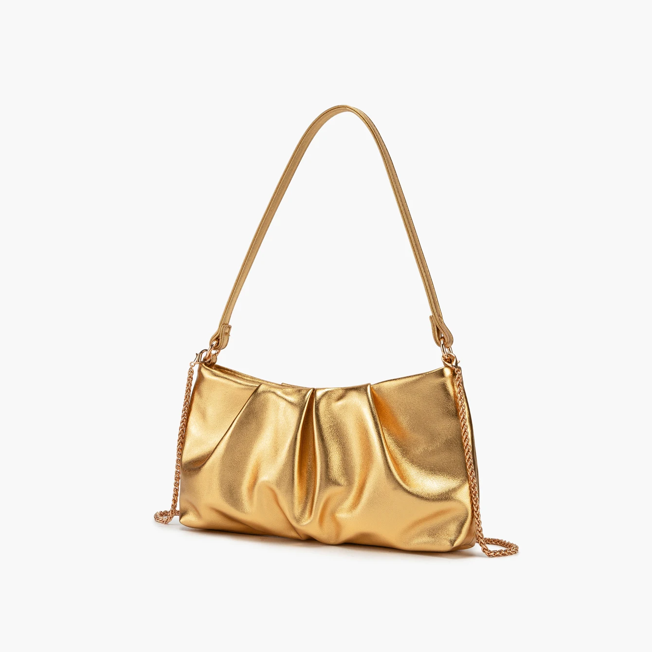 Designer-Geldbörsen und Handtasche, Umhängetasche, Geldbörse, Damentasche, Hochzeit, Abend, Clutch, Partytasche, goldene Tasche – Detail 13