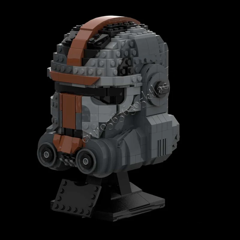 842 pièces Star Plan MOC casque Clone Commando chasseur modèle bricolage personnalisé Puzzle Architecture éducation assemblage modèle anniversaire Xma jouet