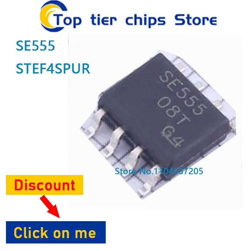 10PCS/LOT  SE555	CDIP8 STEF4SPUR	DFN10 100% NEW