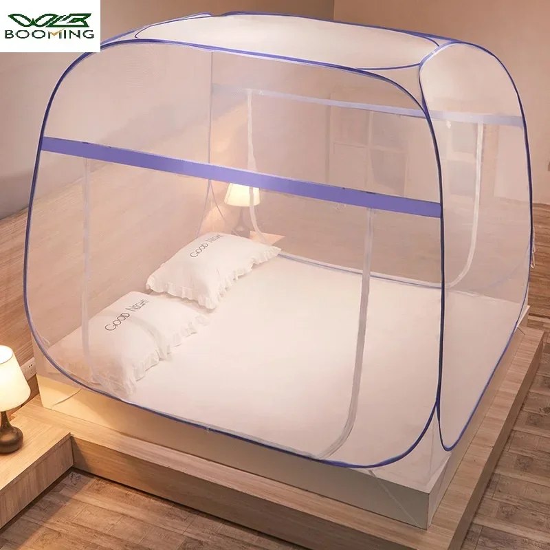 Mongolian Yurt Mosquito Net Can Be Folded with Two Door Anti Fall and Anti Mosquito Net Bed Tents Mosquito Net for Bed