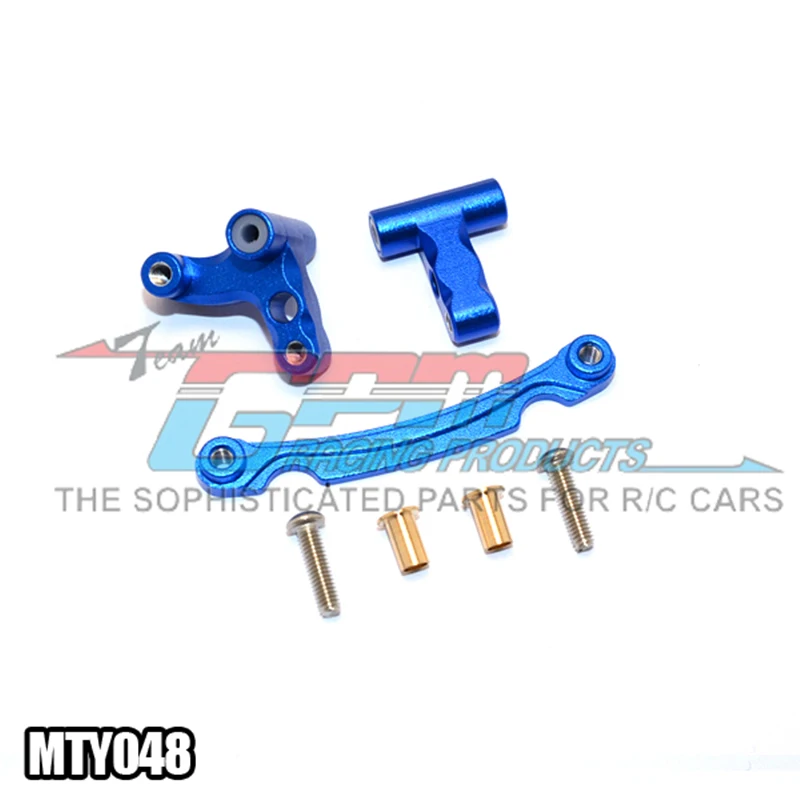 GPM ALUMINUM STEERING ASSEMBLY For AXIAL 1/18 4WD ELECTRIC YETI JR CAN-AM MAVERICK X3 X RS TURBO R-AXI90069 RC Upgrade