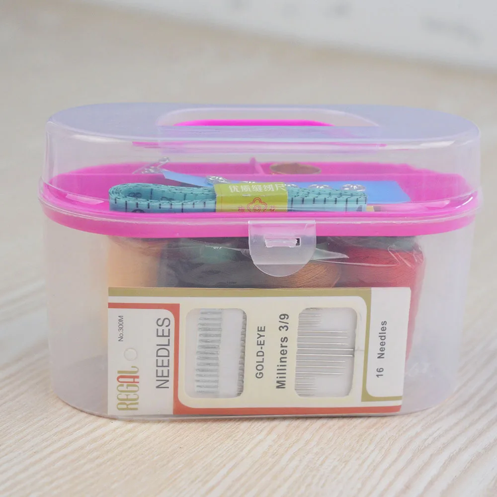For Beginners 46-Piece Set Crafting 5.70 X 2.75 X 3.74 Inches Accessory Easy Repairs Essential Sewing Supplies