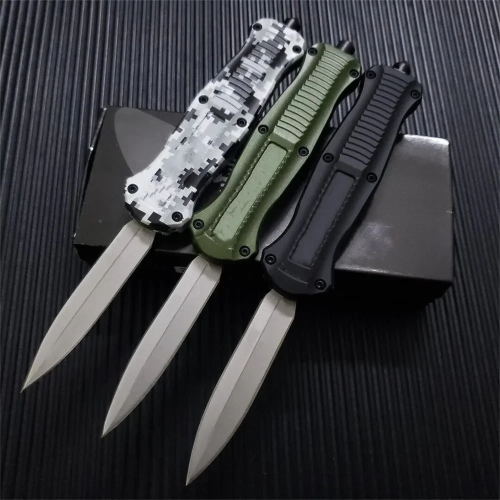 BM Outdoor Survival Self Defense Knife 440C Blade Zinc Alloy Handle Pocket Knife Hunting Camping Combat Tactical Tool