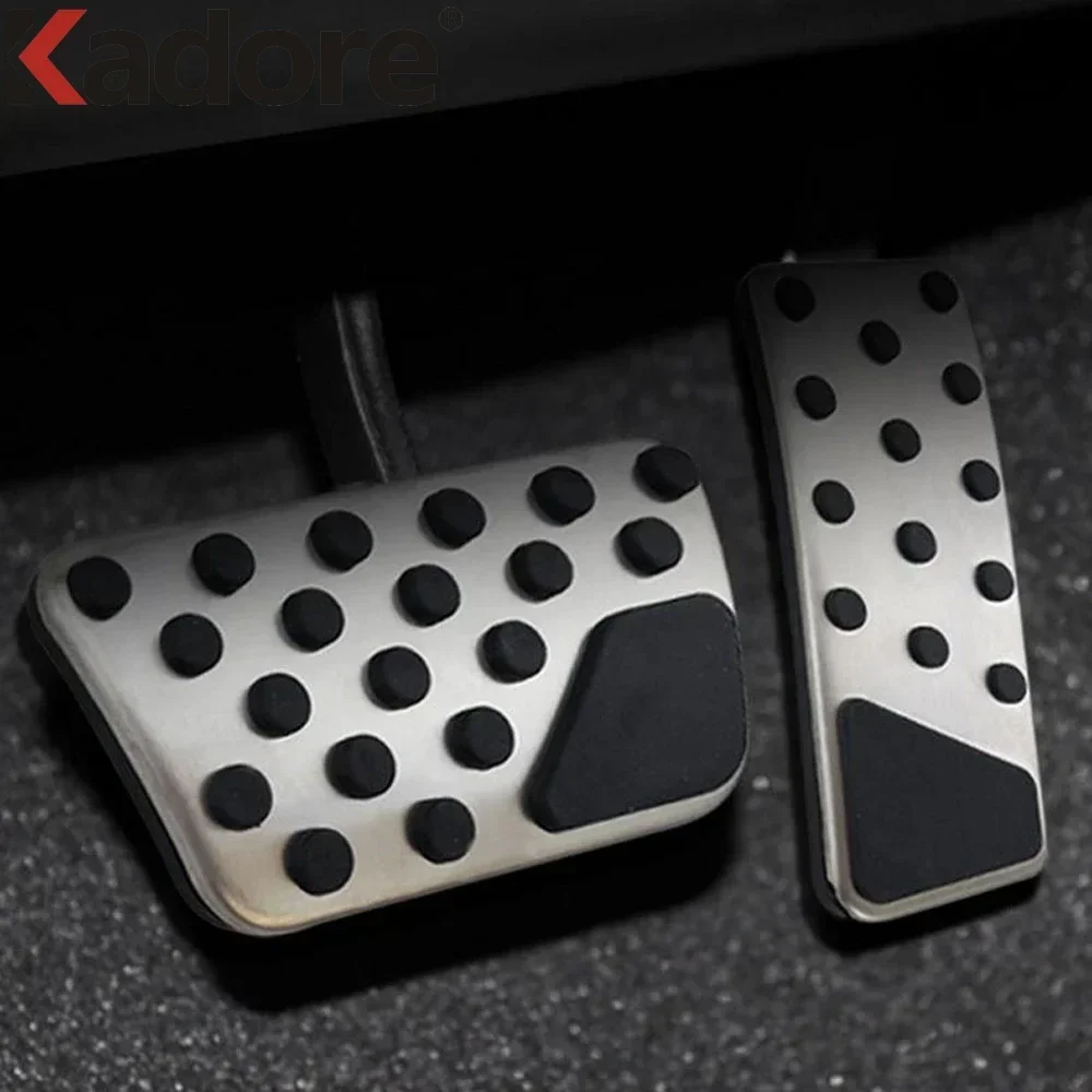 Car Accelerator Brake Pedal For Jeep Wrangler 2008-2019 2020 2021 2022 2023 2024 Alloy Fuel Foot Pedal Pads Covers Accessories