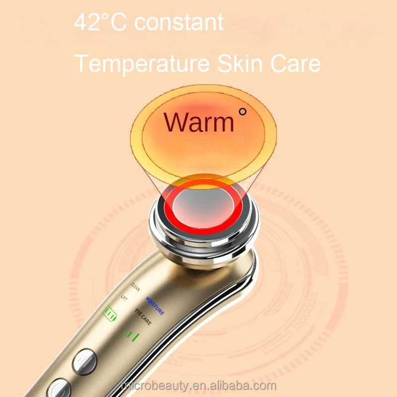 جهاز تدليك محمول لرفع الوجه والرقبة من درجة صالون التجميل للتنظيف العميق والعناية بالبشرة مع تقنية الاهتزاز #2