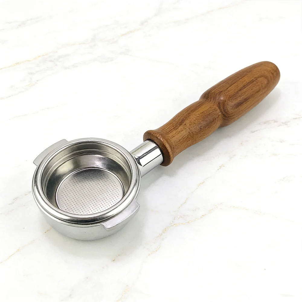 One Stop Service 51/54mm Polished Stainless Steel Handheld Coffee Portafilter Luxury Reusable Eco Friendly