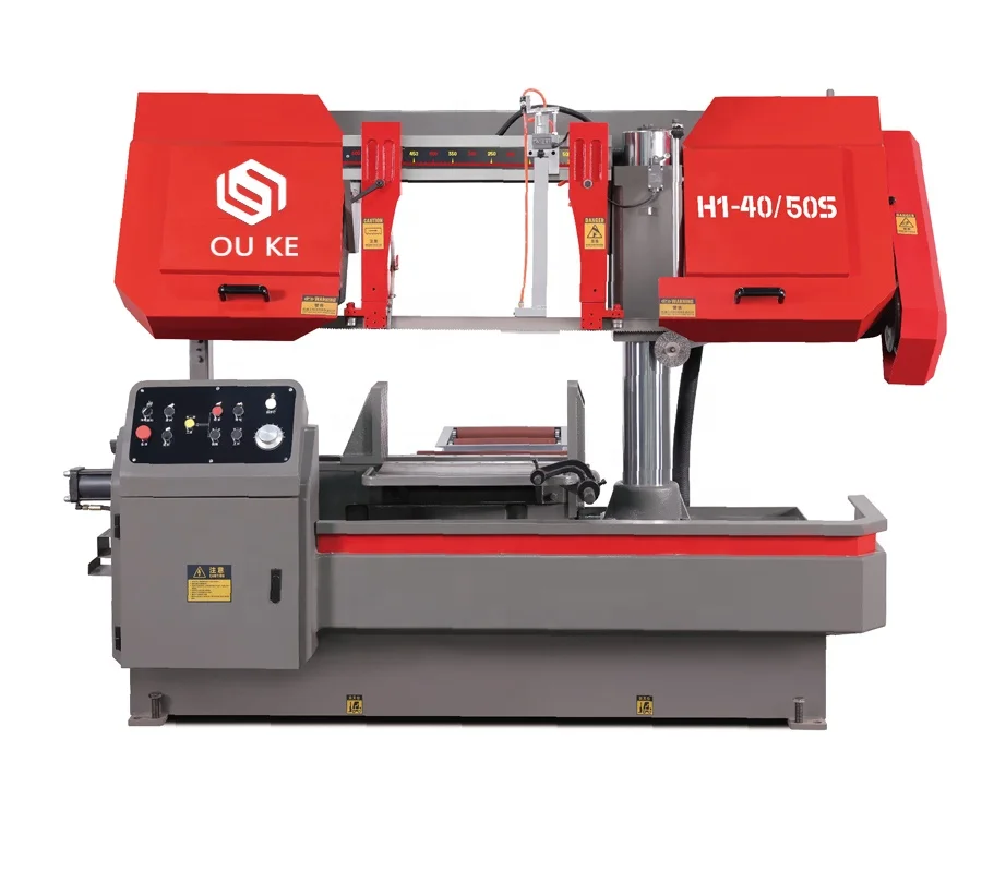 Used Automatic CNC Horizontal Metal Cutting Band Sawing New Speed Regulation Pump Gear Motor Engine PLC Core Mechanical