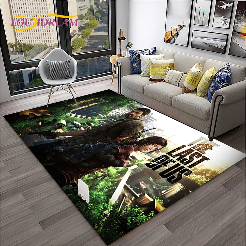 The Last of Us Horror Game Pedro TV Carpet Rug for Home Living Room Bedroom Sofa Doormat Decor,kids Area Rug Non-slip Floor Mat