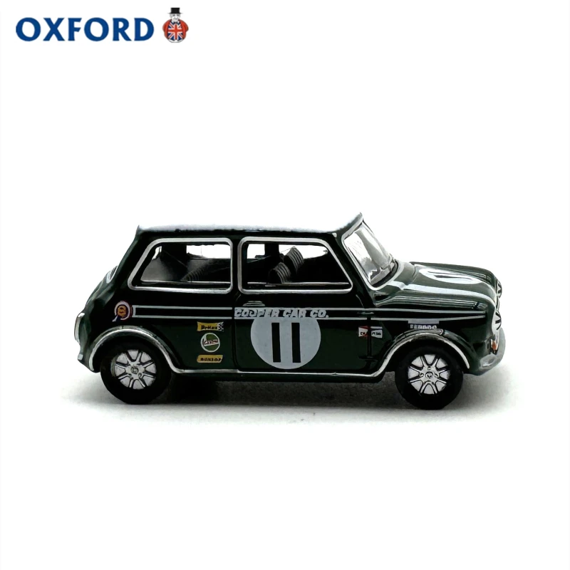 Diecast oxford escala 1:76 bmw mini coopers 1968 liga modelo de carro brinquedo colecionável presente lembrança exibição ornamento