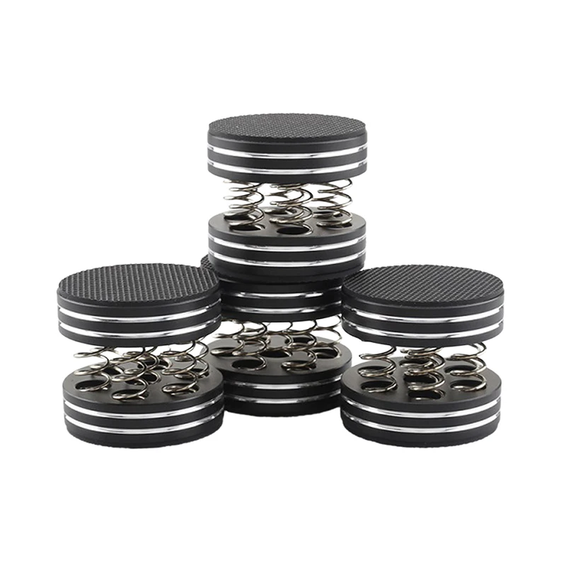 NEW 1 PCS HiFi Shock Spikes Aluminium Alloy Spring Damping Pad For Audio CD HiFi Amplifier Speaker Turntable Player