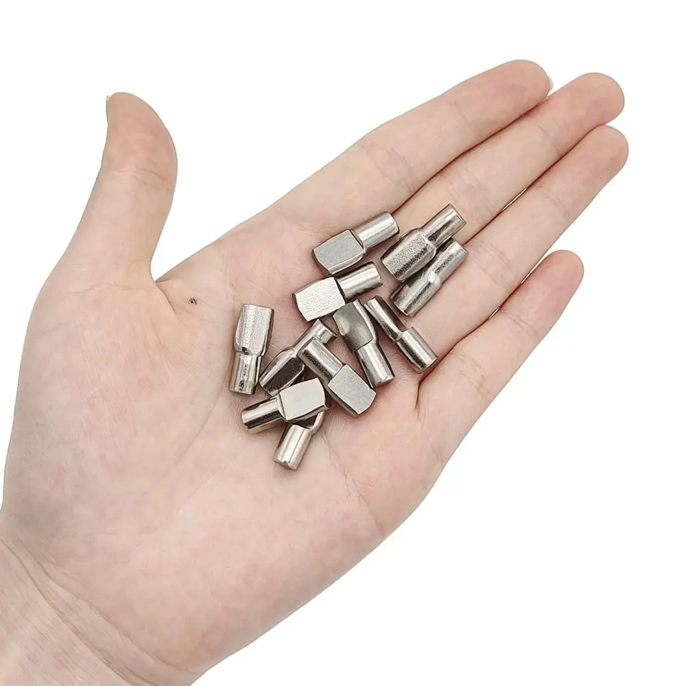 10pcs New Portable Laminate Support Pegs Cabinet Closet Laminate Pins Shelf Bracket Glass Plate Holder Mini Furniture Hardware