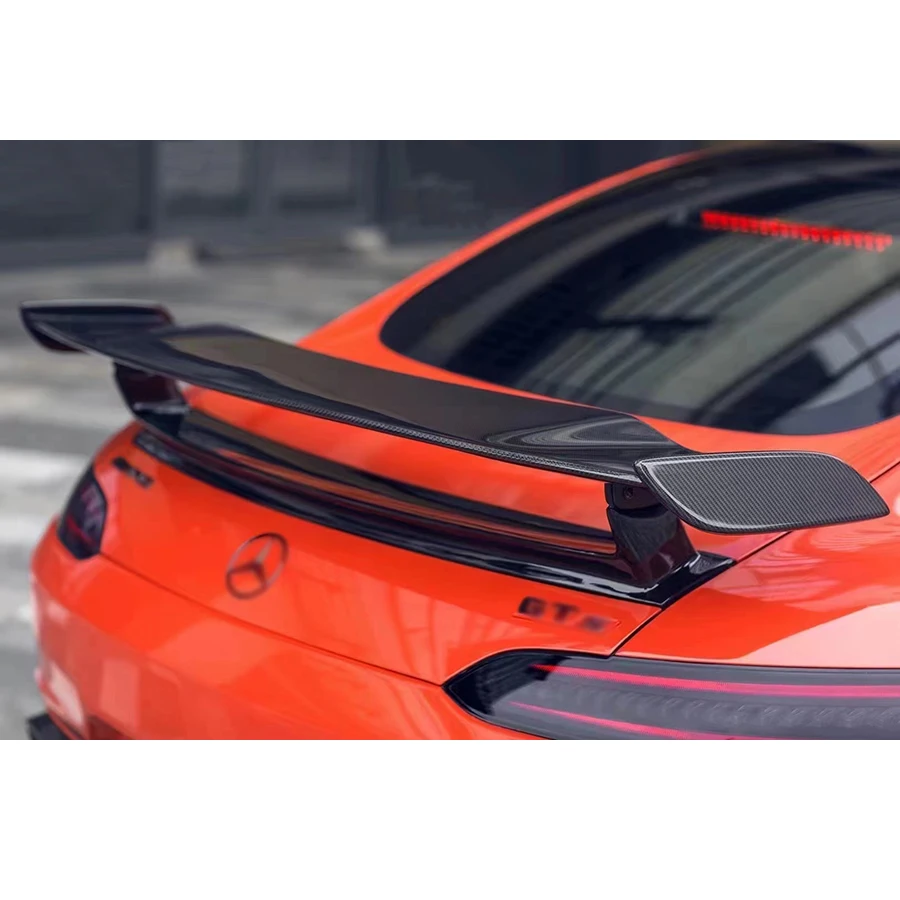 لمرسيدس بنز AMG GT43 GT50 GT53 GT63 ألياف الكربون الذيل زعانف الخلفية الجذع المفسد دليل الجناح كلبشة اكسسوارات السيارات طقم الجسم #3