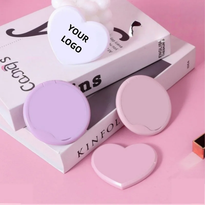 【Logotipo personalizado】 50 Uds. Espejo de amor blanco/rosa personalizado con peine personalización de regalos empresarial lote pequeño venta al por mayor de fábrica