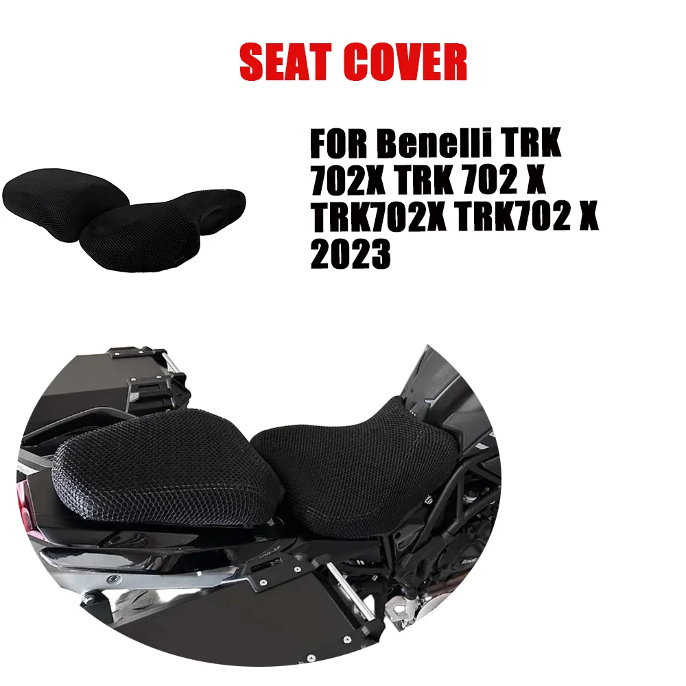 

FOR Benelli TRK 702X TRK 702 X TRK702X TRK702 X 2023 Motorcycle Accessories Seat Cushion Cover Anti-Slip Mesh Fabric Protector